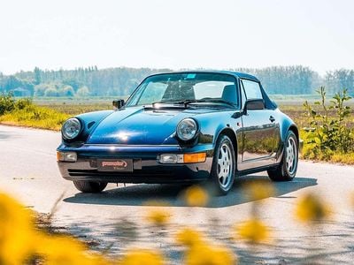 Usata Porsche 911 Carrera 4 250 CV (183 kW) 1991 Nachtblau Cabrio