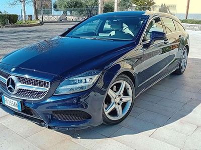 Usata Mercedes CLS220 Premium 177 CV (130 kW) 2015 Blu/azzurro Station wagon