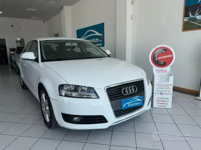 Usata Audi A3 90 CV (66 kW) 2010 Bianco Utilitaria