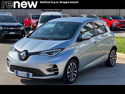 Usata Renault Zoe Intens 100 kW (136 CV) 2022 Grigio chiaro Utilitaria
