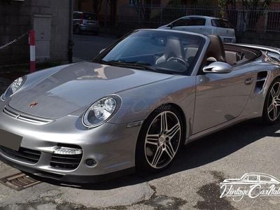 Usata Porsche 997 Turbo 480 CV (353 kW) 2008 Grigio Cabrio
