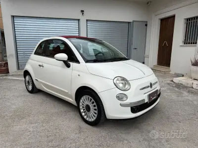 Usata Fiat 500C 101 CV (74 kW) 2010 Bianco Cabrio