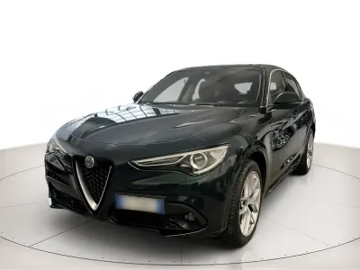Usata Alfa Romeo Stelvio Ti 210 CV (154 kW) 2021 Verde visconti SUV