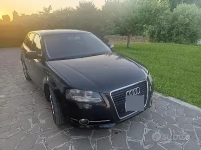 Usata Audi A3 90 CV (66 kW) 2011 Nero Utilitaria