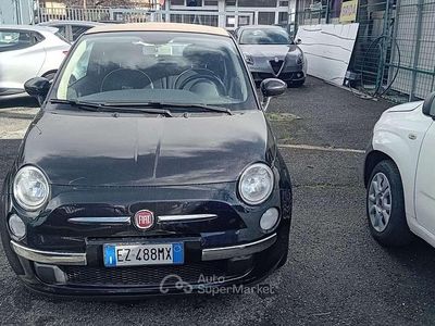 Usata Fiat 500C Lounge 69 CV (50 kW) 2015 Nero ribelle Cabrio
