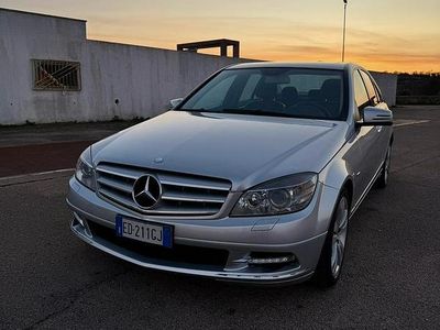 Usata Mercedes C200 Avantgarde 136 CV (100 kW) 2009 Grigio Berlina