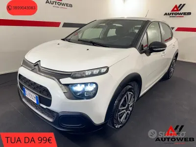 Usata Citroën C3 Shine 102 CV (75 kW) 2022 Bianco Utilitaria