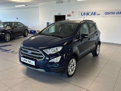 Usata Ford Ecosport Titanium 125 CV (91 kW) 2021 Blu blazer SUV