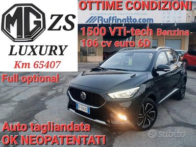 Usata MG ZS Luxury 106 CV (77 kW) 2023 Nero SUV