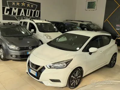 Usata Nissan Micra Tekna 90 CV (66 kW) 2017 Bianco Utilitaria