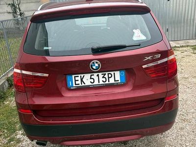 Usata BMW X3 184 CV (135 kW) 2011 Rosso SUV