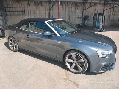 Usata Audi A5 Cabriolet S-Line 190 CV (139 kW) 2016 Grigio Cabrio