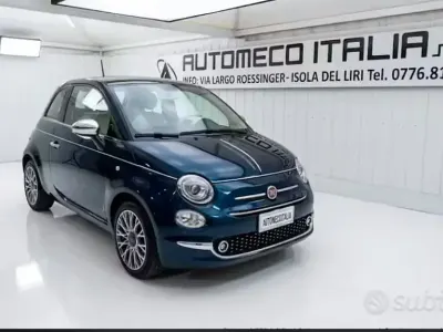 Usata Fiat 500 Collezione 69 CV (50 kW) 2018 Blu Berlina