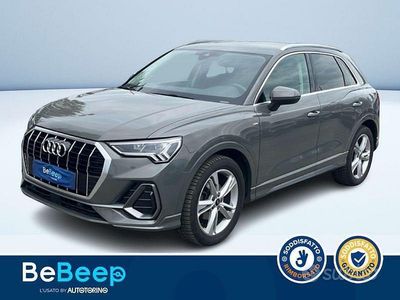Usata Audi Q3 S-Line 150 CV (110 kW) 2021 Grigio scuro metallizzato SUV