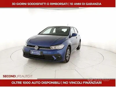 Usata VW Polo Life 95 CV (69 kW) 2025 Blu Utilitaria