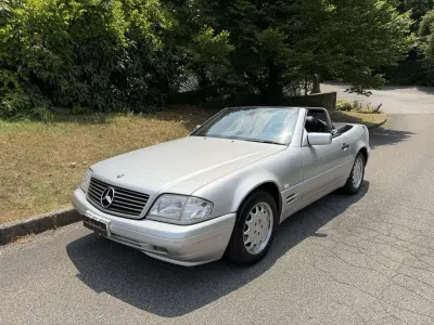 Usata Mercedes SL320 231 CV (169 kW) 1998 Argento Cabrio