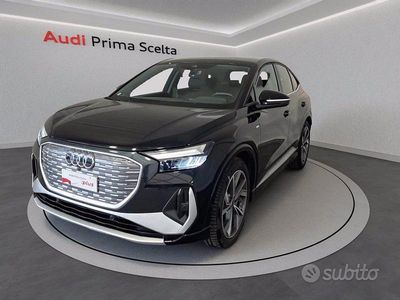 Usata Audi Q4 Sportback e-tron S-Line 150 kW (204 CV) 2023 Nero perla SUV