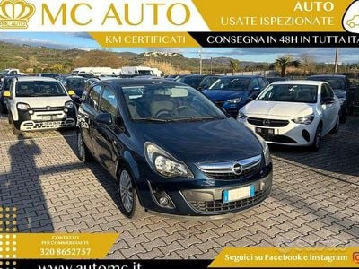 Usata Opel Corsa 85 CV (62 kW) 2014 Blu Utilitaria