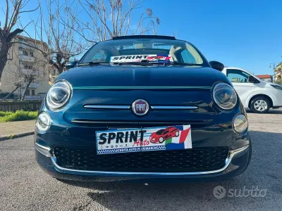 Usata Fiat 500C 69 CV (50 kW) 2019 Blu Cabrio