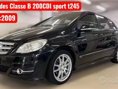 Usata Mercedes B200 140 CV (102 kW) 2009 Nero Monovolume