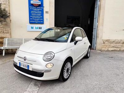 Usata Fiat 500 Lounge 75 CV (55 kW) 2010 Bianco Berlina