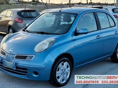 Usata Nissan Micra 78 CV (57 kW) 2009 Blu Berlina