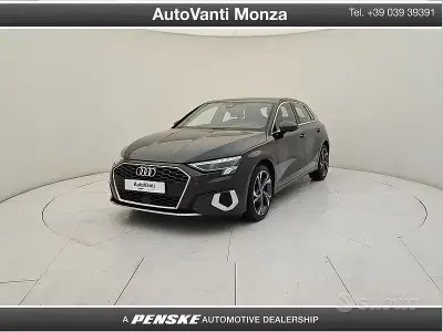 Usata Audi A3 Advanced 110 CV (80 kW) 2022 Grigio Berlina