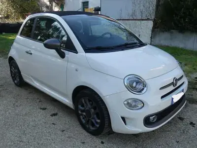 Begagnad Fiat 500C Sport 69 HK (50 kW) 2017 Vit Cab