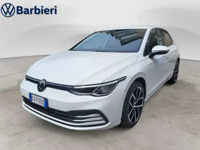 Usata VW Golf VII Life 150 CV (110 kW) 2020 Bianco Berlina