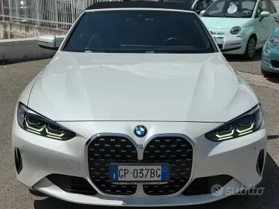 Usata BMW 420 Cabriolet Sport Line 184 CV (135 kW) 2023 Bianco Cabrio