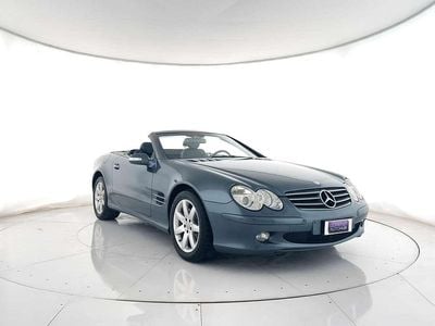 Usata Mercedes SL500 306 CV (225 kW) 2002 Blu Cabrio