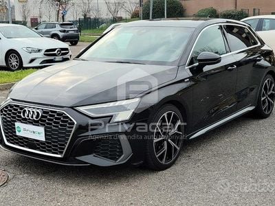 Usata Audi A3 Sportback Design 150 CV (110 kW) 2020 Nero Utilitaria