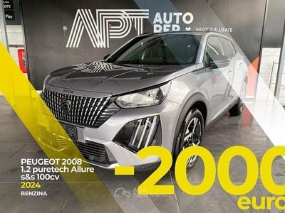 Usata Peugeot 2008 Allure 101 CV (74 kW) 2024 Argento SUV
