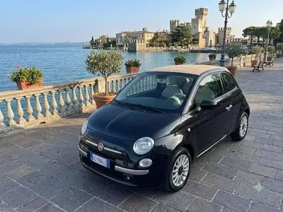 Usata Fiat 500C Lounge 69 CV (50 kW) 2010 Nero Cabrio