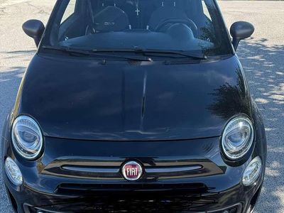 Usata Fiat 500C Sport 86 CV (63 kW) 2019 Nero Cabrio