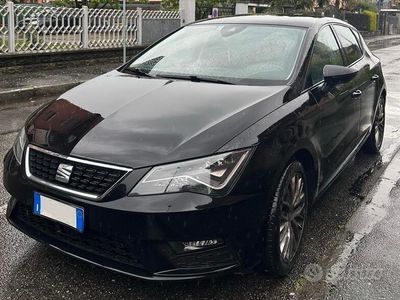 Usata Seat Leon 131 CV (96 kW) 2019 Nero Berlina
