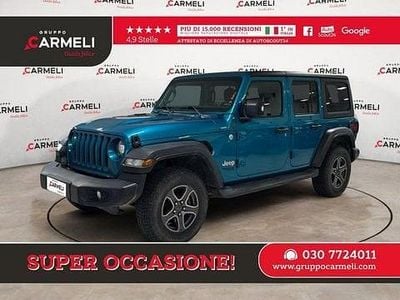Usata Jeep Wrangler Unlimited Sport 200 CV (147 kW) 2021 Azzurro SUV