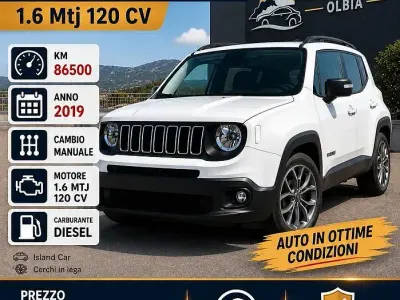 Usata Jeep Renegade Limited 120 CV (88 kW) 2019 Bianco SUV