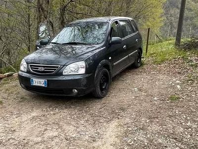 Usata Kia Carens LX 105 CV (77 kW) 2005 Blu Monovolume