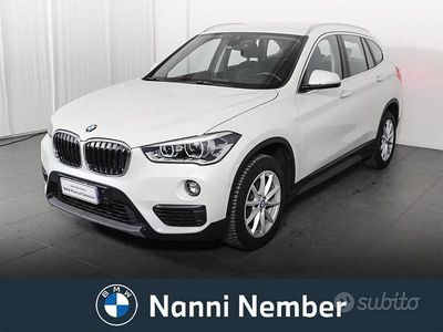 Usata BMW X1 Advantage 150 CV (110 kW) 2018 Bianco SUV