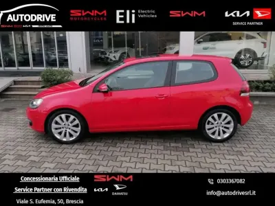 Usata VW Golf VI Highline 160 CV (117 kW) 2009 Rosso Utilitaria
