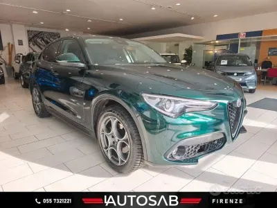 Usata Alfa Romeo Stelvio Sprint 190 CV (139 kW) 2021 Verde SUV
