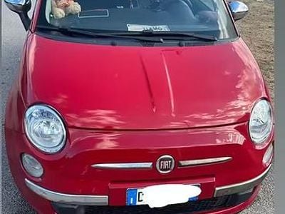 Usata Fiat 500 Pop 75 CV (55 kW) 2009 Rosso Cabrio