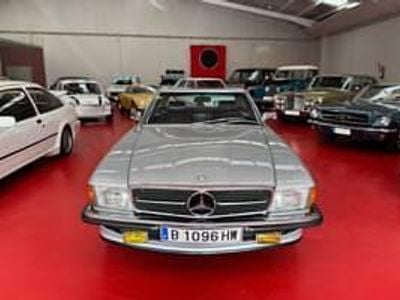 Usata Mercedes SL420 218 CV (160 kW) 1987 Grigio Cabrio
