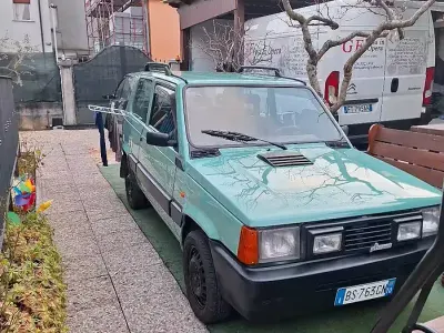 Usata Fiat Panda 54 CV (39 kW) 2001 Verde Berlina