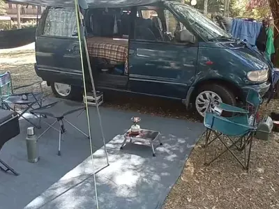 Usata Nissan Serena 97 CV (71 kW) 1996 Bluazzurro Monovolume