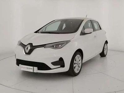 Usata Renault Zoe Intens 100 kW (136 CV) 2020 Bianco Utilitaria