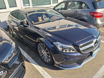 Blu/azzurro Usata 2015 Mercedes CLS350 Shooting Brake Premium Station wagon | 23.000 €