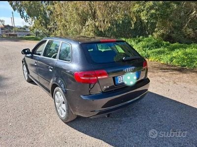 Usata Audi A3 95 CV (69 kW) 2010 Nero Utilitaria