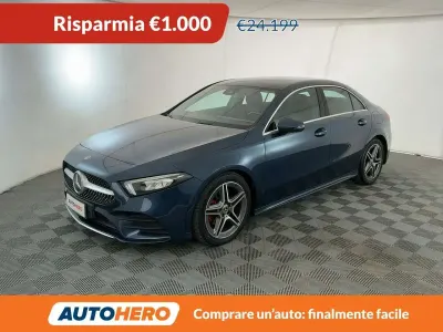 Usata Mercedes A180 AMG line 116 CV (85 kW) 2021 Blu/azzurro Berlina